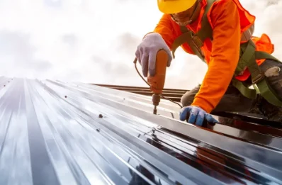 Travaux de zinguerie à la Tâche